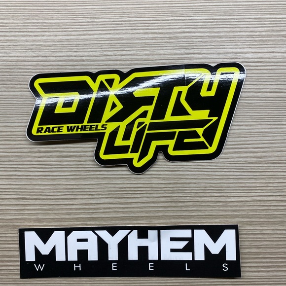 Racing sticker decal bundle off road Magnaflow mayhem wheels Chevy ford Toyota - Picture 2 of 3